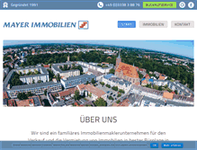 Tablet Screenshot of mayerimmobilien.de
